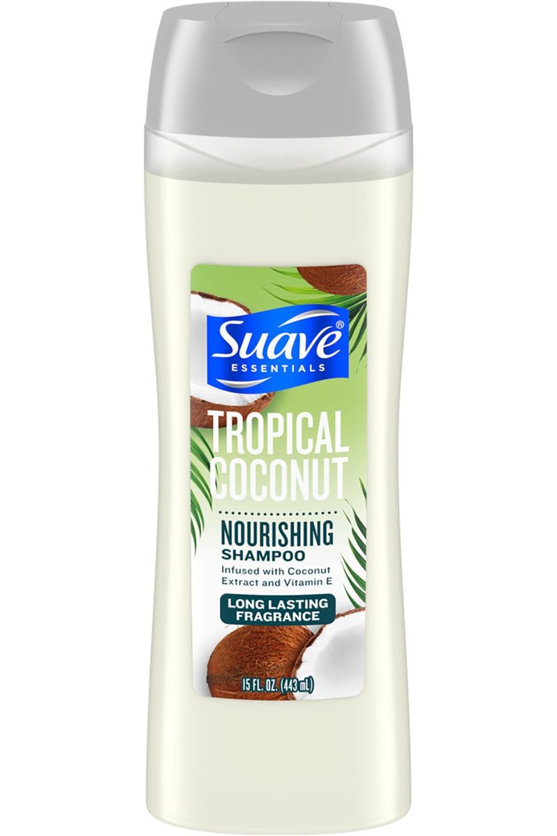 Suave Tropical Coconut Shampoo 15 Oz (6-Pack) - Wholesale Discount Bulk Health & Beauty Cup6