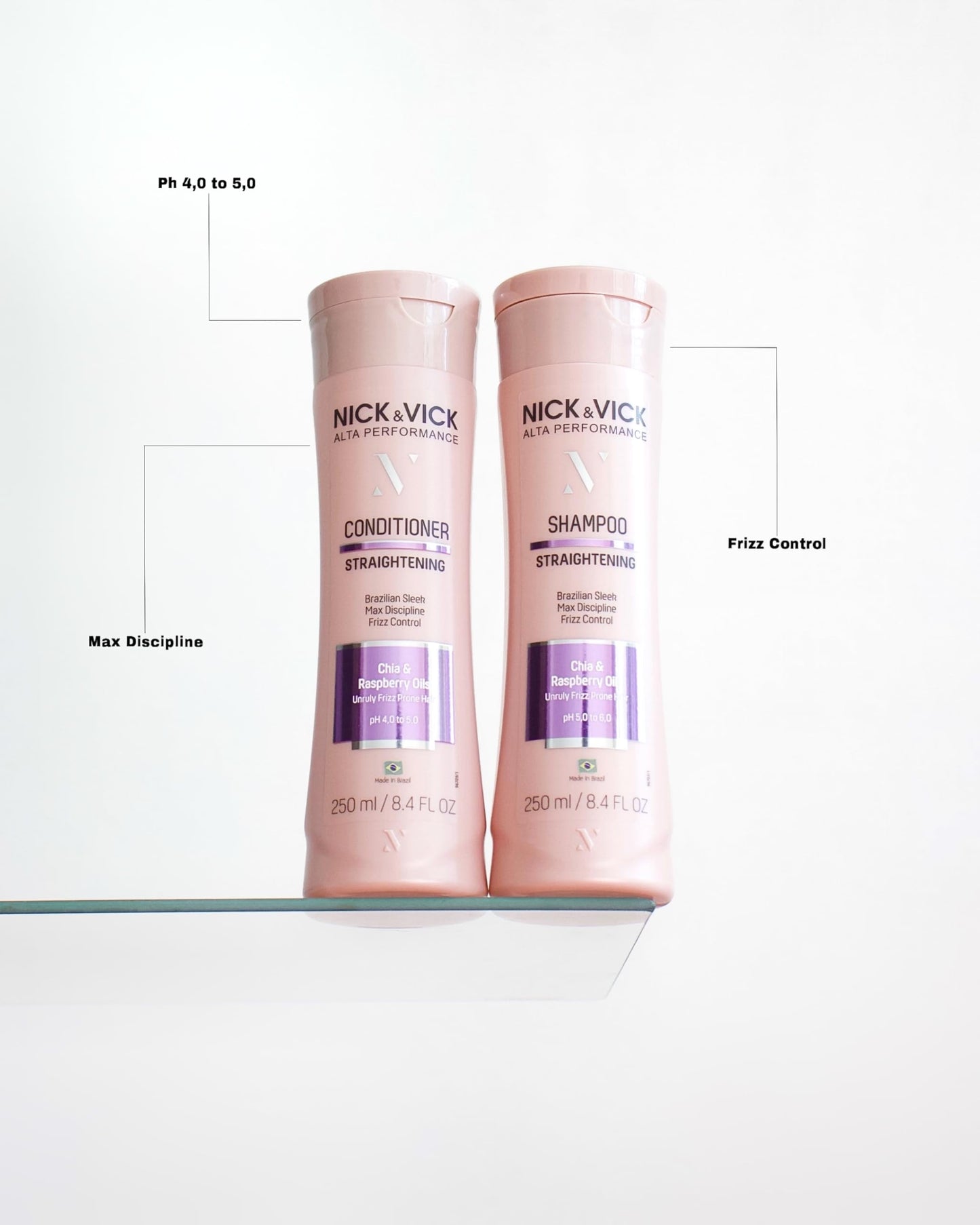 Nick Vick, Extreme Straightening Shampoo, Brazilian Sleek