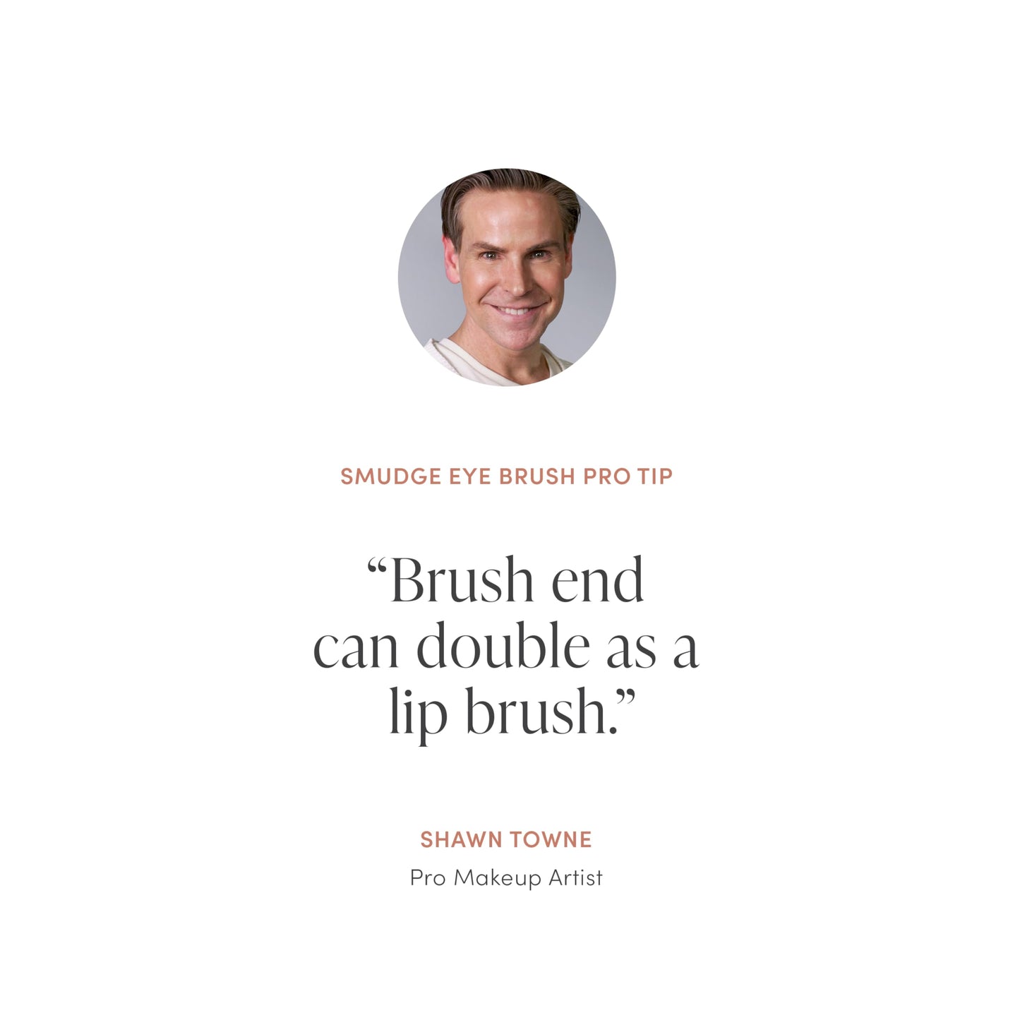 jane iredale Pro Series Smudge Eye Brush, Ultra-Small, Dual-Ended Defining Cosmetic Brush & Smudger for Cream and Powder Makeup, Vegan, Cruelty Free