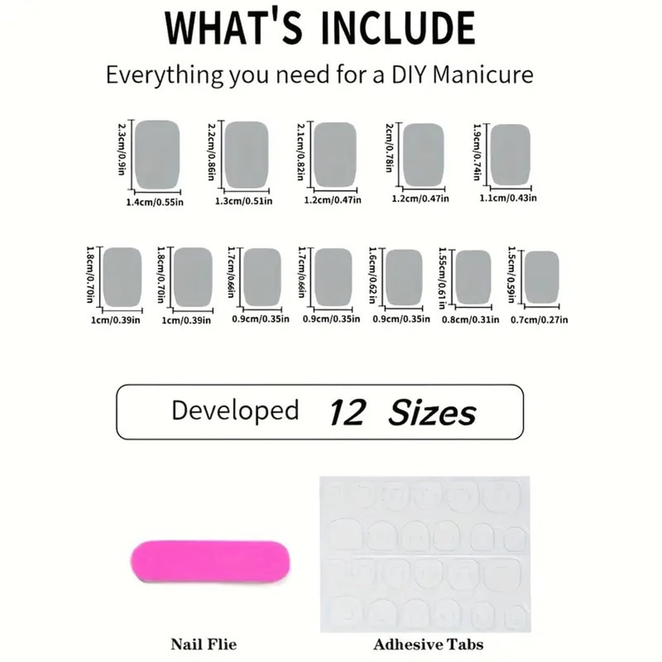 24pcs French Tip Press-On Nails - Short, Charms, Bow, Flower Design, Pink, Cute, Square Shape, Acrylic, Rhinestones