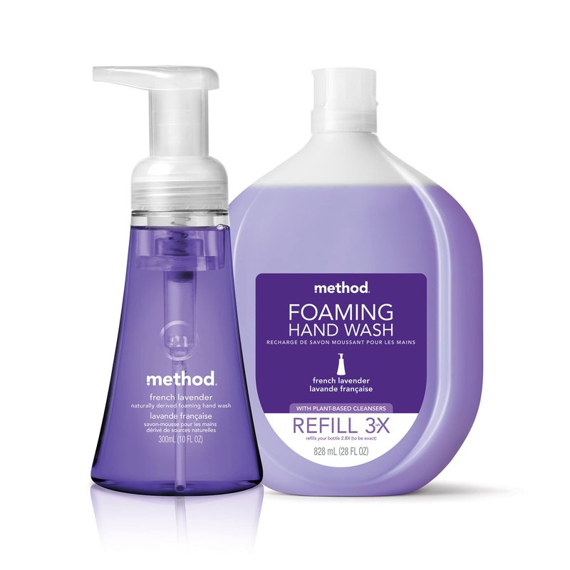 Method Foaming Hand Soap Refill, Sweet Water, Recyclable Bottle, 28 Fl Oz (Pack of 4)