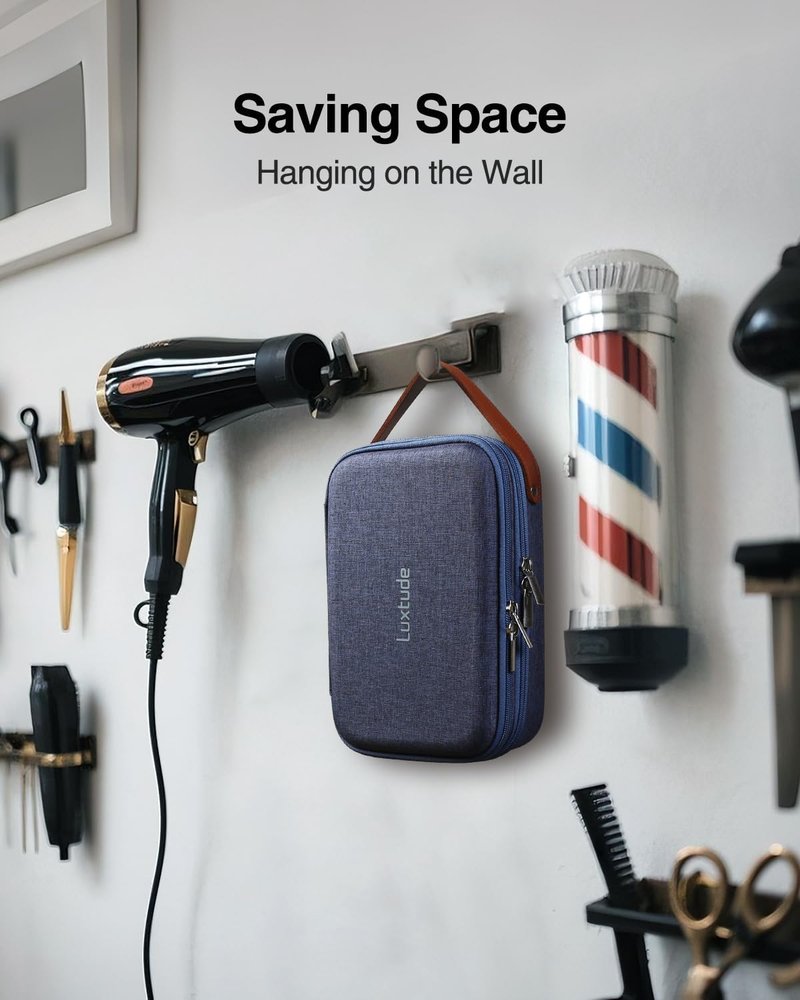 Hair Clipper Case - Portable Travel Storage for Trimmers & Accessories | Fits Wahl, Andis, Hatteker