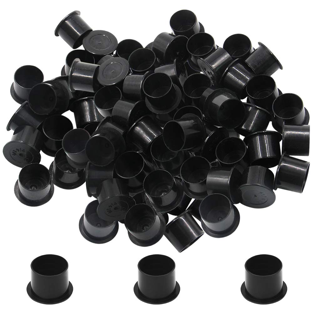 Tattoo Ink Caps Cups Large - Autdor 1000Pcs Tattoo Caps Cups with Base Disposable Pigment Cups Microblading Makeup Tattoo Ink Cups with Base Pigment Ink Caps 17mm Large for Tattoo Supplies