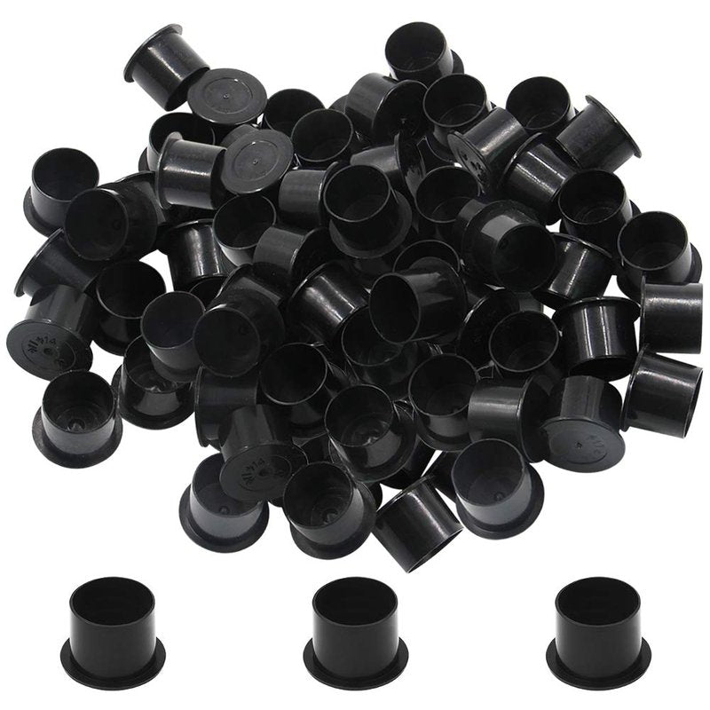 Tattoo Ink Caps Cups Large - Autdor 1000Pcs Tattoo Caps Cups with Base Disposable Pigment Cups Microblading Makeup Tattoo Ink Cups with Base Pigment Ink Caps 17mm Large for Tattoo Supplies