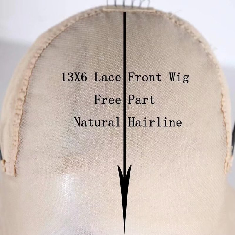 RONGDUOYI 13X6 Lace Front Wigs for Women Blonde Lace Wig Long Silky Straight Synthetic Hair Glueless Natural Hairline Daily Use Cosplay Wig