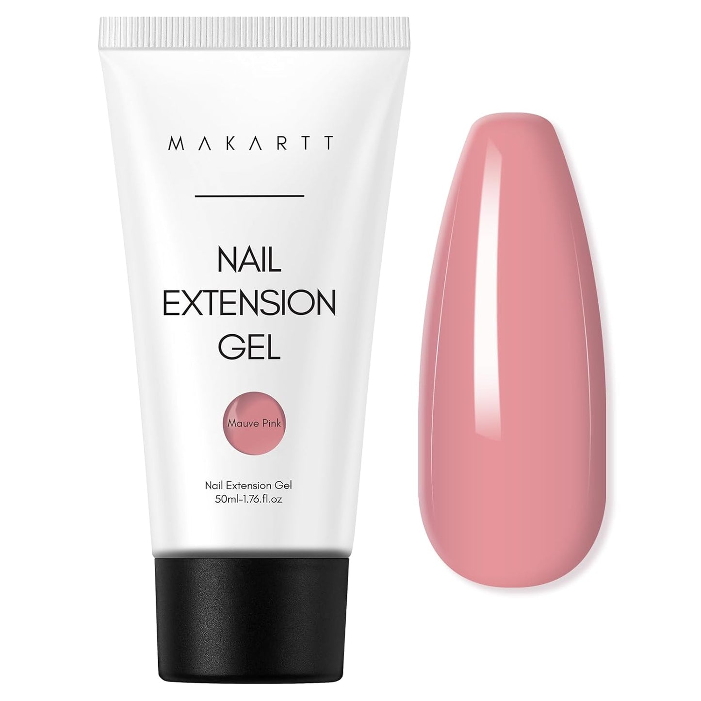 Makartt Poly Nail Gel: Clear 50ML Gel Builder for Natural-Looking Strengthener 3D Molding Gel for Trendy Nail Art-Long-Lasting and Easy to Use Supplies