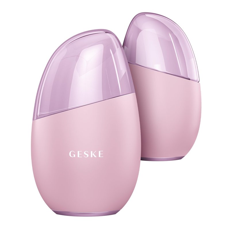 GESKE SmartAppGuided™ Cool & Warm Eye & Face Massager | 7 in 1 | Multi Massager | Face & Neck | Battery-free Cooling & Warming | Firms, Relaxes & De-Puffs Skin | Eye-Nose Area Targeted Design