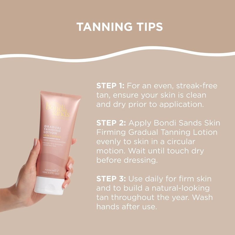 Bondi Sands Gradual Tanning Lotion - Natural-Looking Self Tan for Everyday Glowing Skin | 150 mL (5.07 Fl. Oz.)