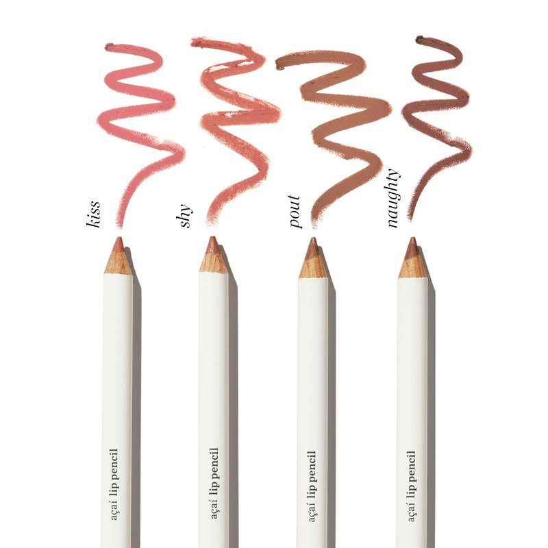 Ere Perez - Natural Açaí Lip Pencil | Firm, Plump, Repair Skin | Vitamins A, C + E, Coconut Oil | Vegan, Cruelty-Free, Clean Beauty (Kiss)