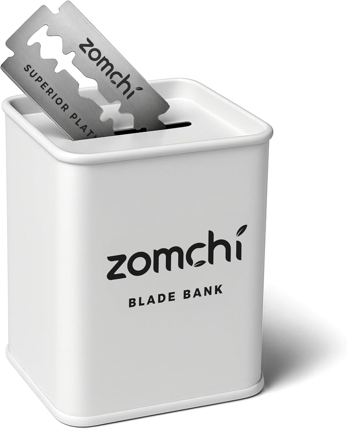 ZOMCHI Razor Blade Bank for Safety Razor Blade Storagement, Used Double Edge Safety Razor Blade Disposal Case (Black)