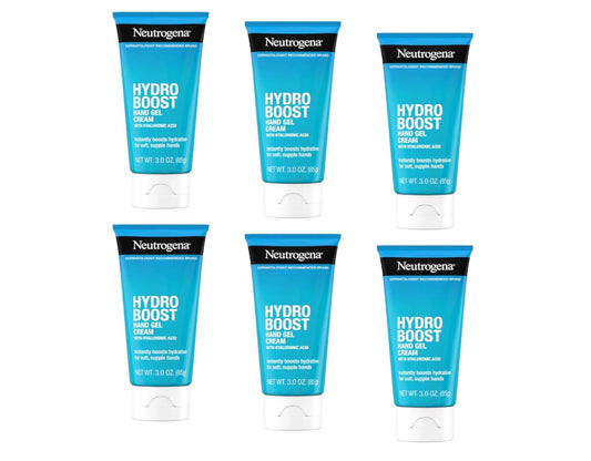 Neutrogena Hydro Boost Hydrating Hand Gel Cream with Hyaluronic Acid for Instantly Quenched, Soft & Supple Hands, Lightweight, Non-Greasy & Quick Absorbing Hand Lotion, Travel Size, 3 Oz