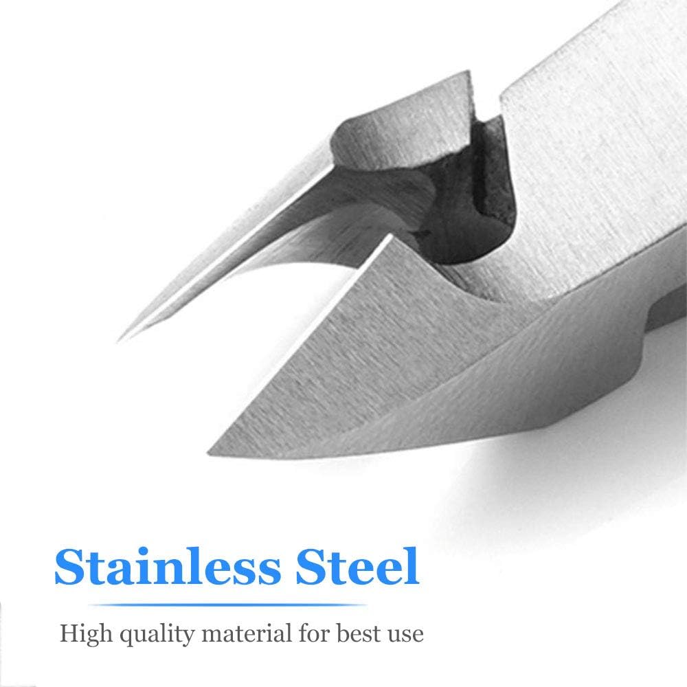 IVON Cuticle Trimmer, Non-Slip Professional Cuticle Nipper Stainless Steel Cutter