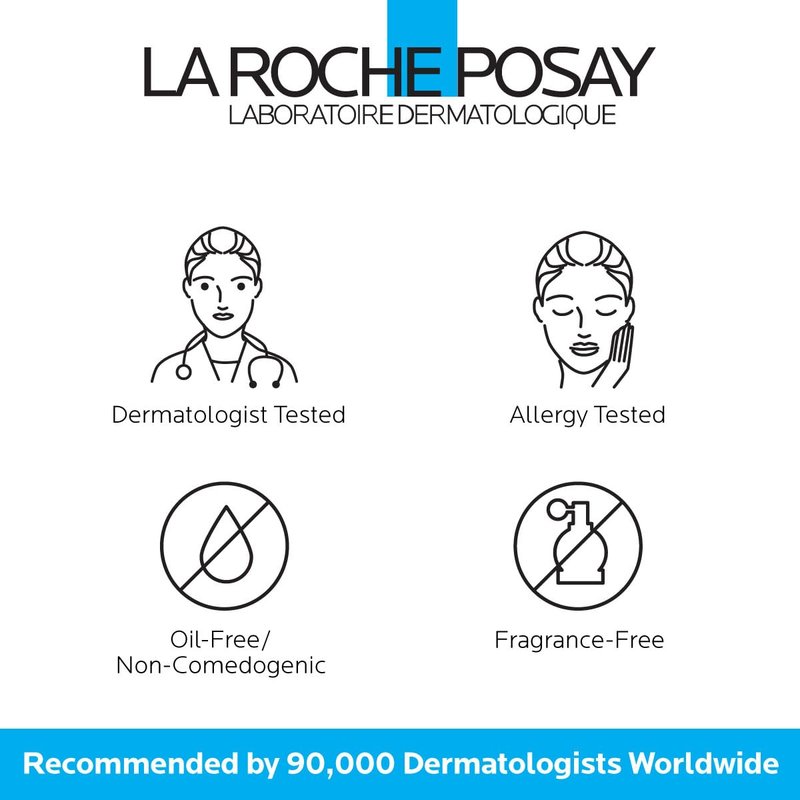 La Roche-Posay Effaclar Astringent Face Toner for Oily Skin, with Exfoliating LHAs to Minimize Appearance of Pores and Smooth Skin Texture
