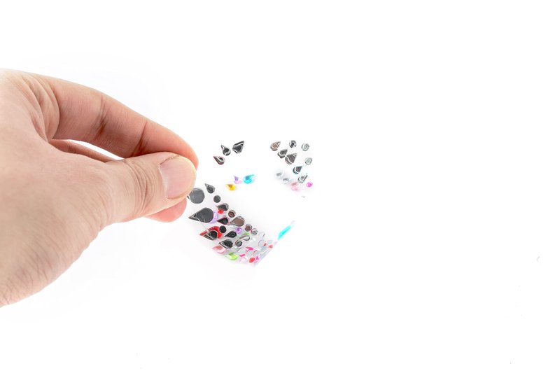 FACEGEM LONDON Face Gems Adhesive Glitter Jewel Tattoo Sticker Festival Gems Rave Party Body Make Up (21 PCS FACE GEMS)