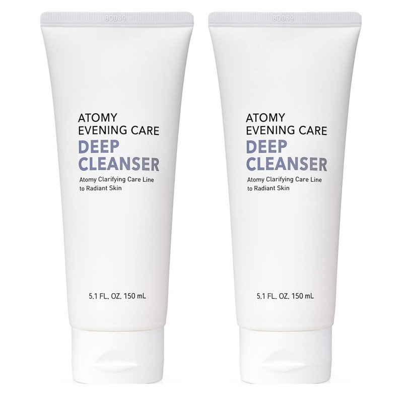 GASHINA STORY ATOMY Evening Care Deep Cleanser - 150ml x 2 pack, Facial Foam, Face Wash
