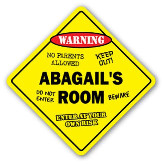 Abagail's Room Sign Kids Bedroom Decor Door Children's Name Boy Girl Gift