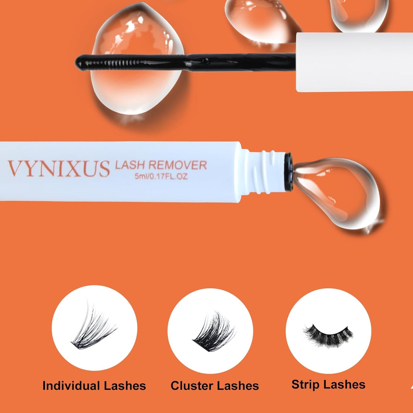 Lash Bond and Seal Waterproof 3-in-1 Eyelash Extension Remover | 15ml Black Lash Glue Kit