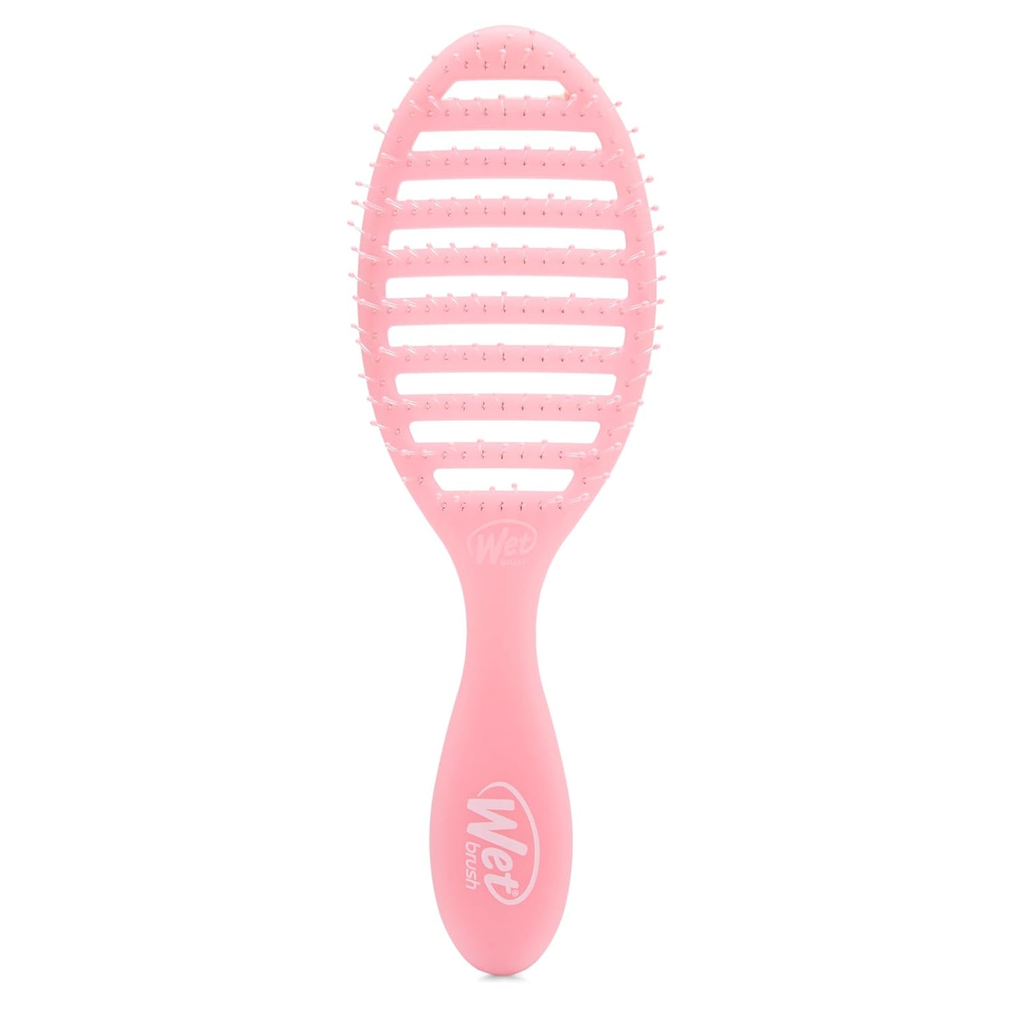Wet Brush Speed Dry Hair Brush - Pink - Vented Design and Ultra Soft HeatFlex Bristles Are Blow Dry Safe With Ergonomic Handle Manages Tangle and Uncontrollable Hair - Pain-Free