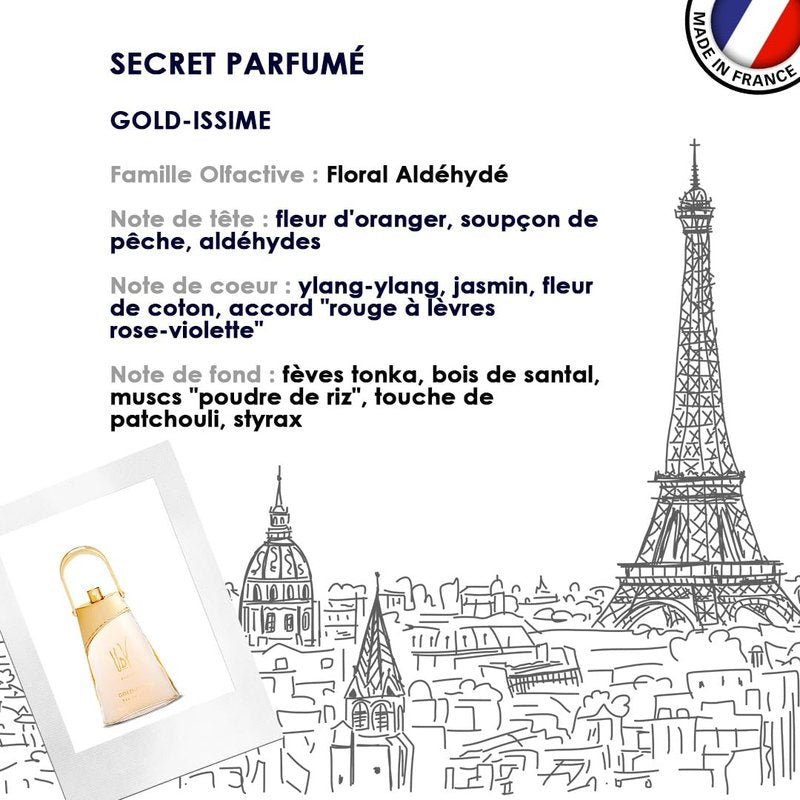 Udv Gold Issime By Ulric De Varens For Women. Set-eau De Parfum 2.5 OZ & Deodorant Spray 4 OZ