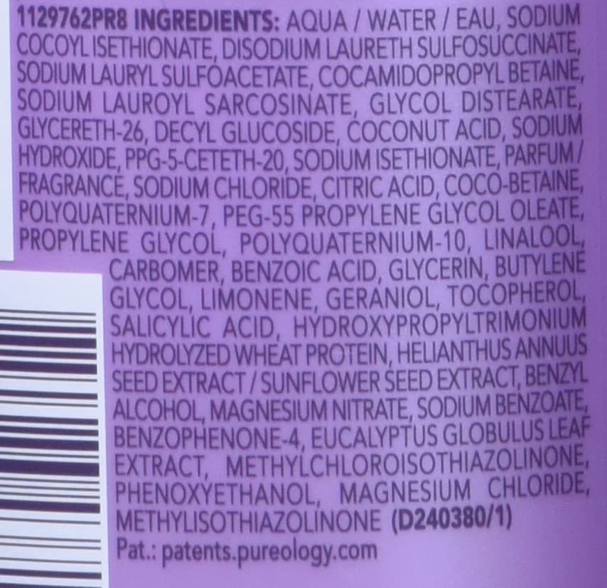 Pureology Hydrate Sheer Shampoo - Lightweight Hydrating Formula for Fine, Dry Color-Treated Hair | Silicone-Free & Vegan