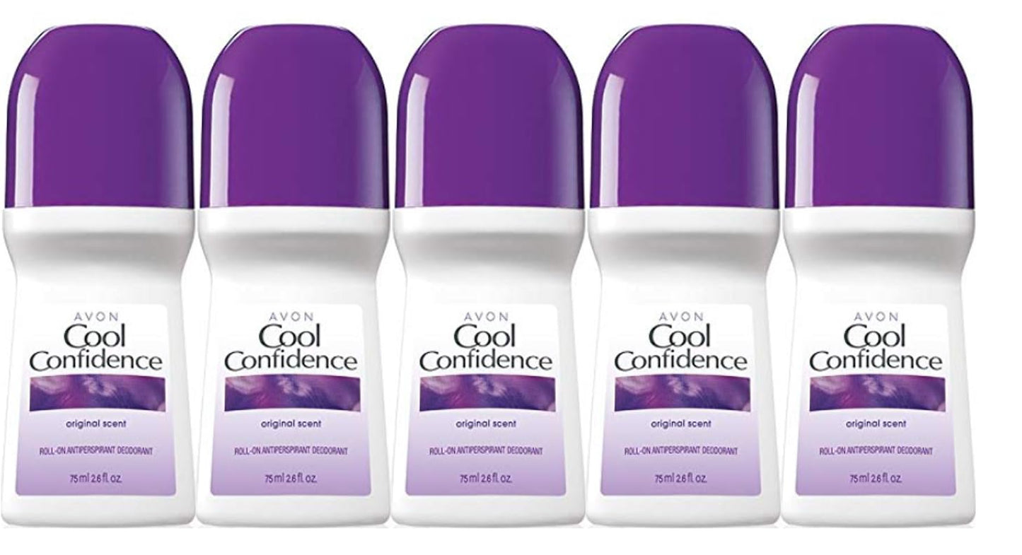 cool confidence anti perspirant roll on 5 pack