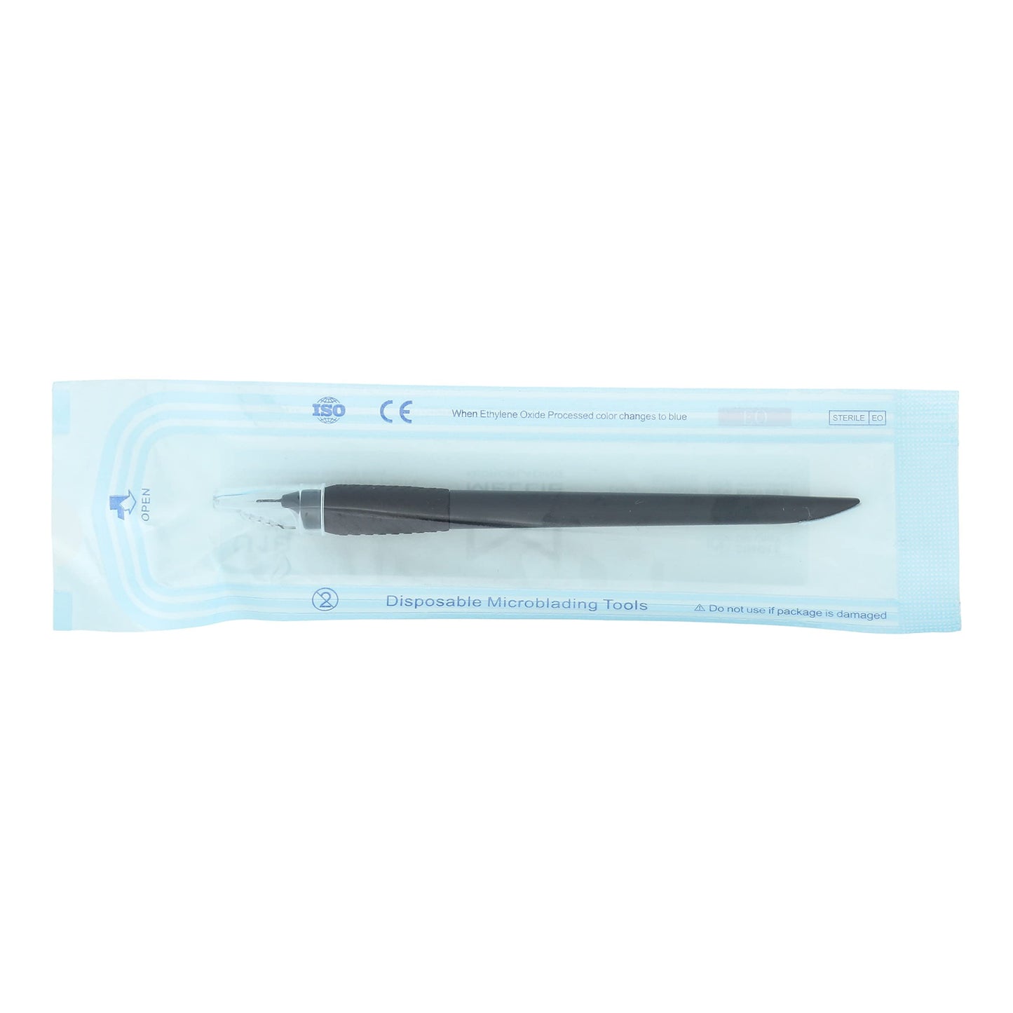 Mellie M Series Microblading Disposable Tools – 10 Piece Pack of 18 Pin U-Shape Microblading Pens – Thin & Sharp Microblading Supplies (U18 NANO .15mm)