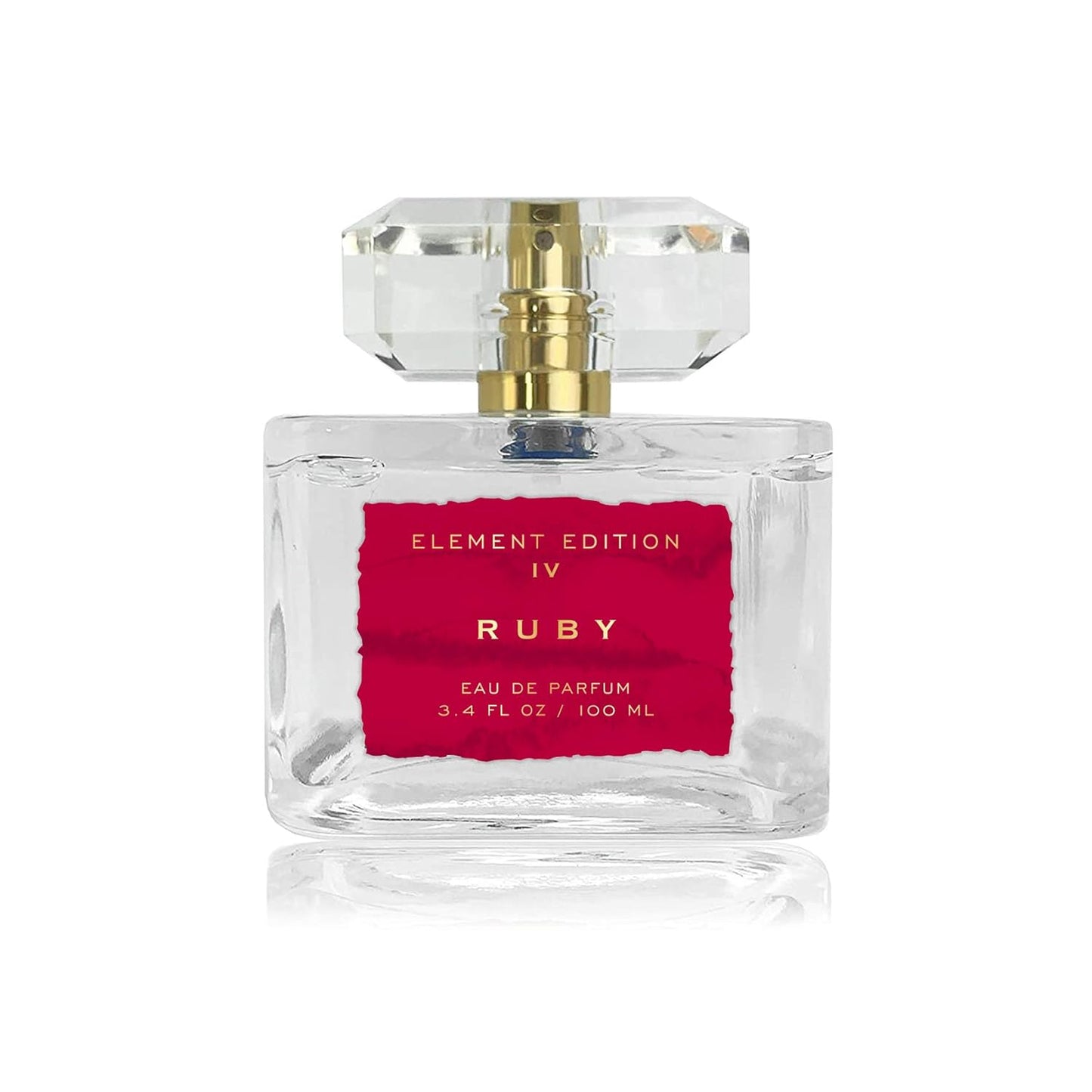 Element Edition Women's Perfume Spray - Ruby | Cherry, Golden Amber & Vanilla Notes - 3.4 oz (100 mL)