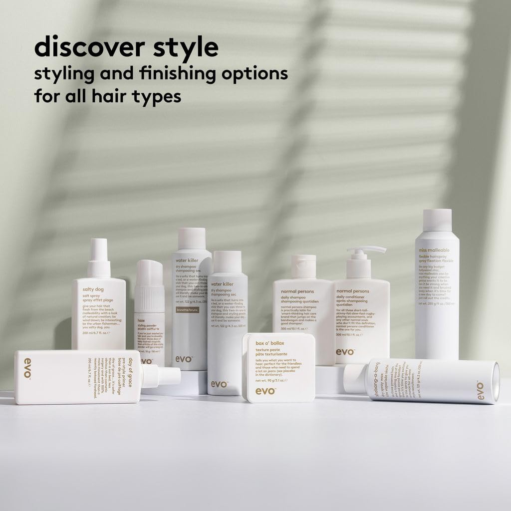 Evo Normal Persons Daily Lightweight Conditioner for Normal to Oily Hair - Refreshes Scalp, Reduces Frizz & Strengthens - 10.1 fl oz