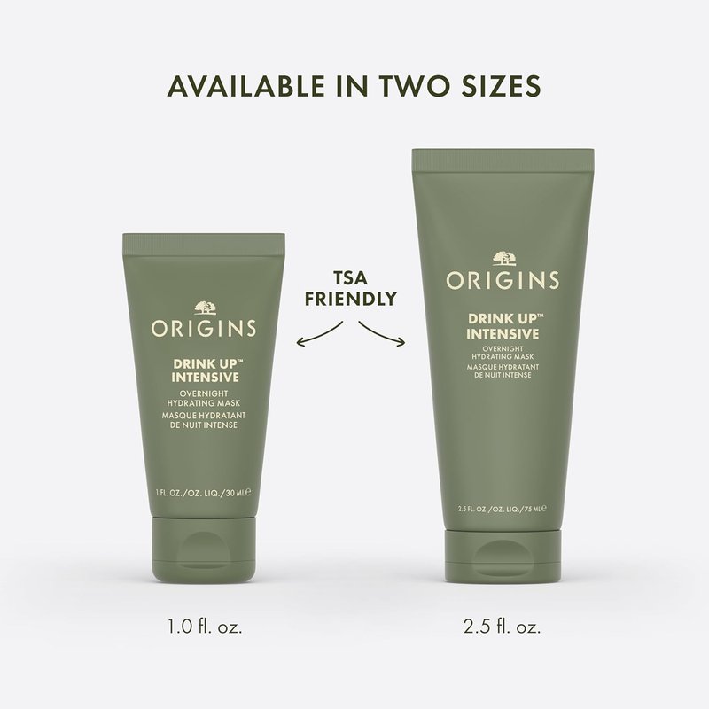 Origins Hydrating Overnight Face Mask - Intensive 72-Hour Moisture with Niacinamide, Hyaluronic Acid & Avocado Butter