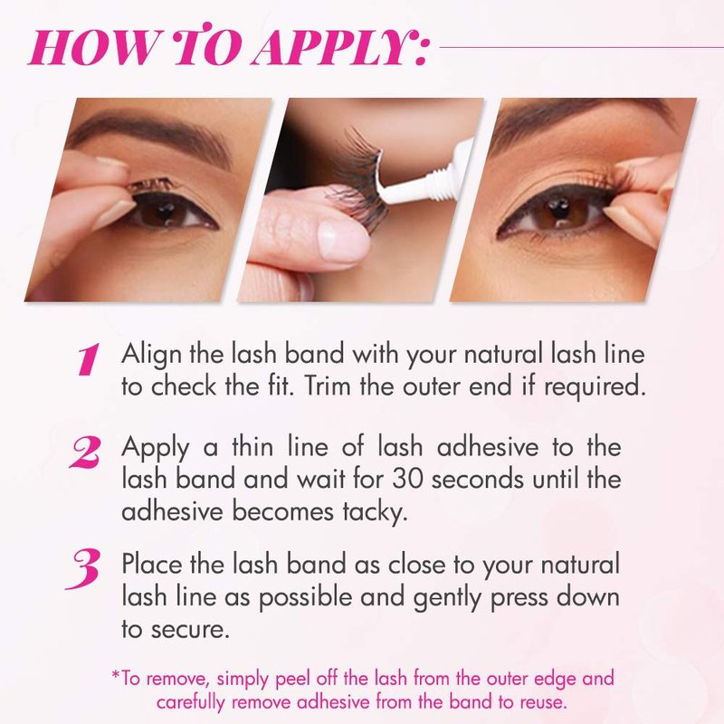 Andrea False Lashes | Style 28 - Lightweight Reusable Black Strip Lashes for Natural Glam, 4 Pairs