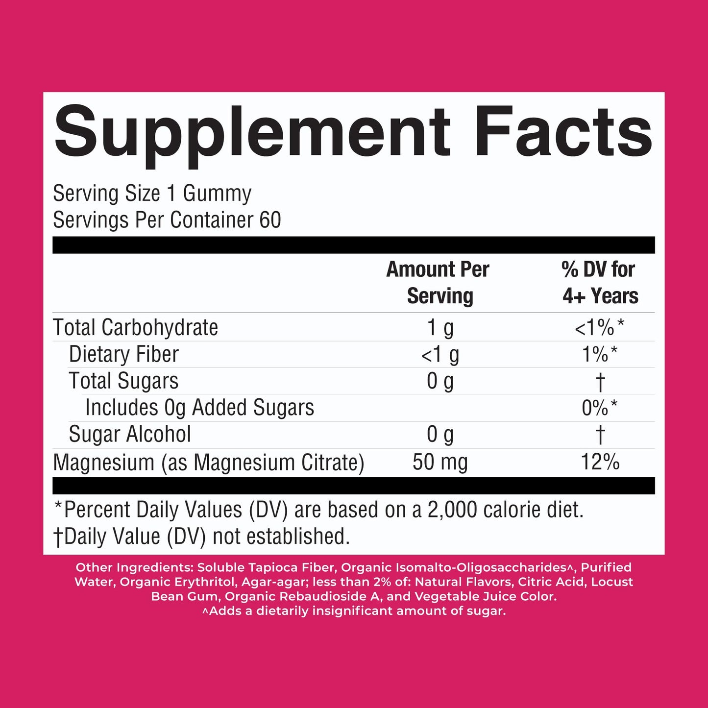 Kids Magnesium Calm Gummies by MaryRuth's | Sugar Free | 50mg Magnesium Citrate Gummies for Kids 4+ | Bone Health | Calcium Absorption | Essential Mineral | Vegan | 60 Count | 2 Month Supply