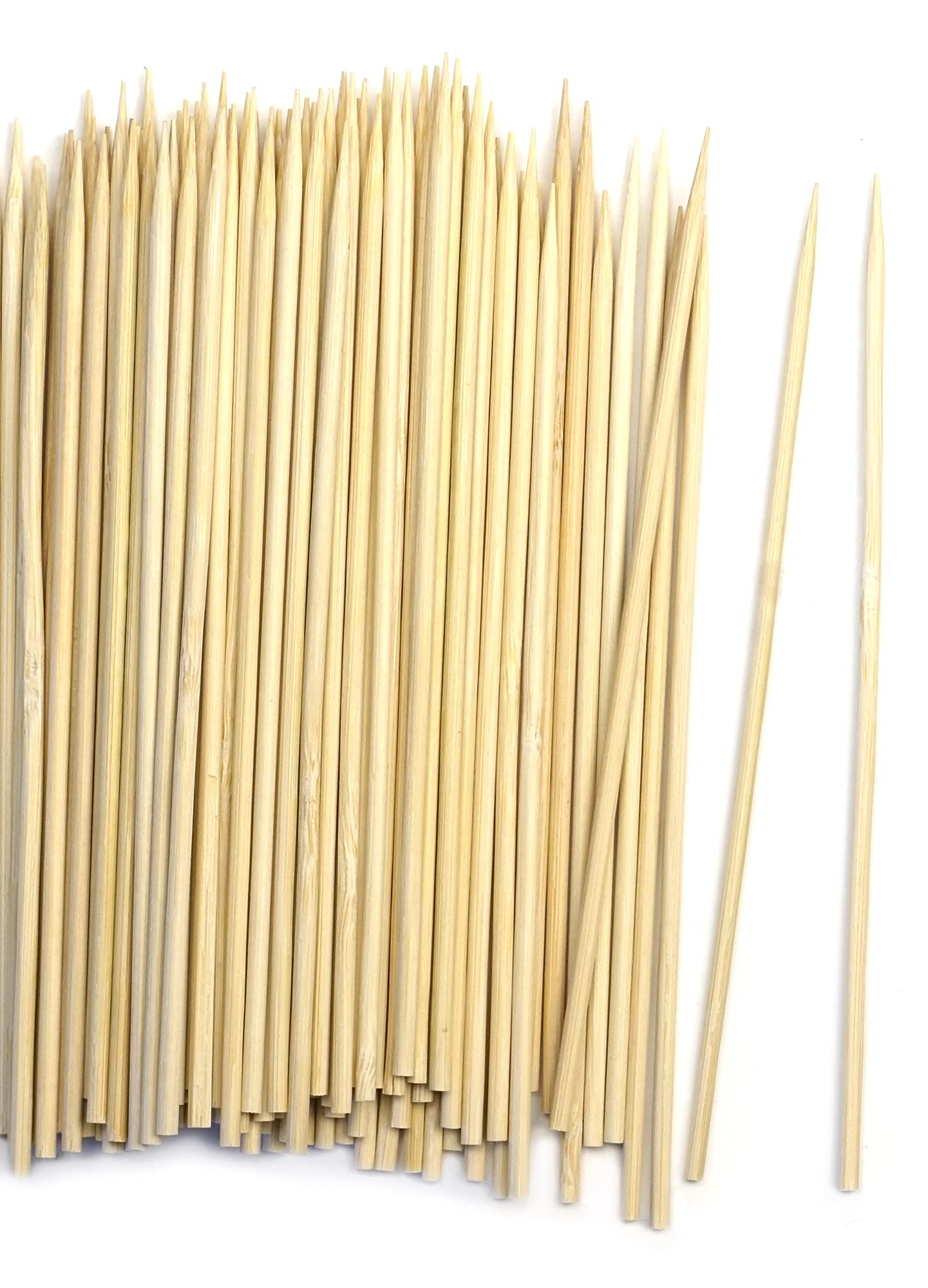 RSVP International Bamboo Barbecue Skewers, Flat, 50-Count, 6"