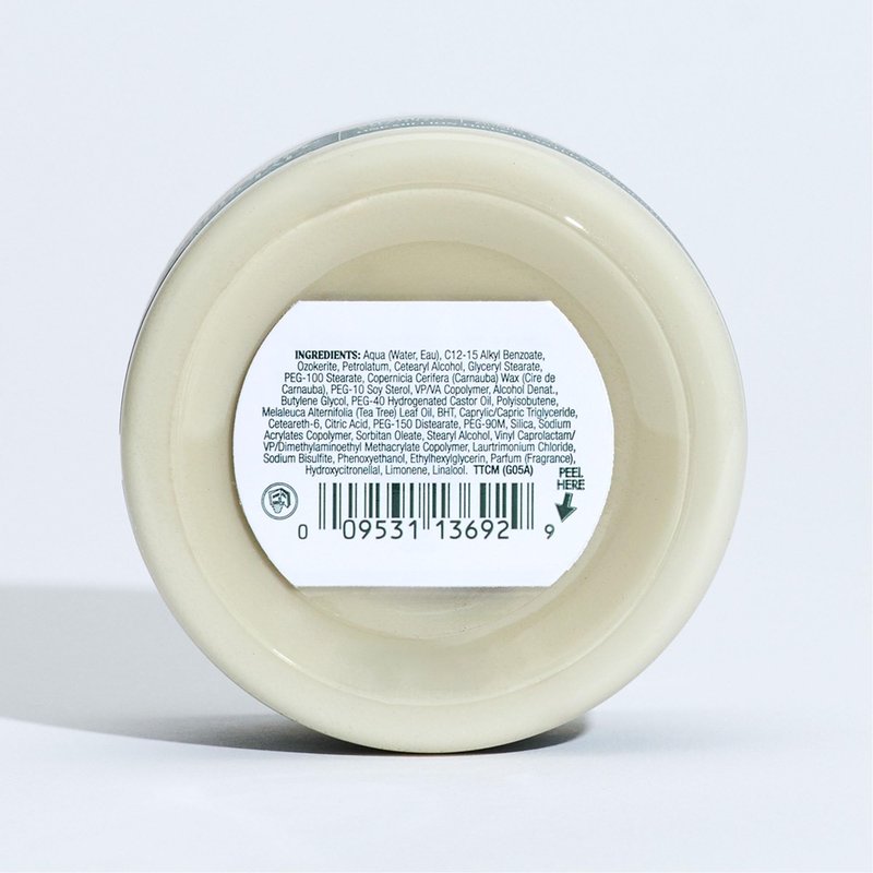 Tea Tree Shaping Cream, Hair Styling Cream, Long-Lasting Hold, Matte Finish, For All Hair Types, 3 oz