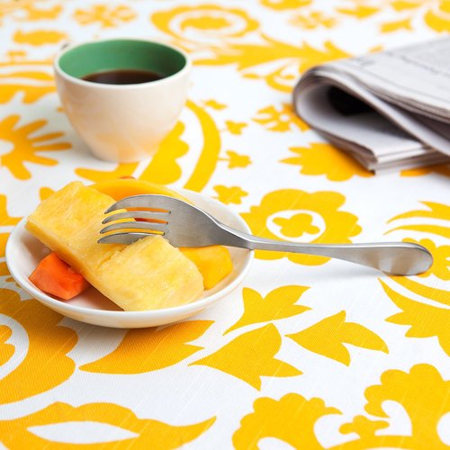 KNORK Original Fork Set - Single Piece Stainless Steel Flatware, Silver Gloss Finish, Packaged in Clear Plastic Tube