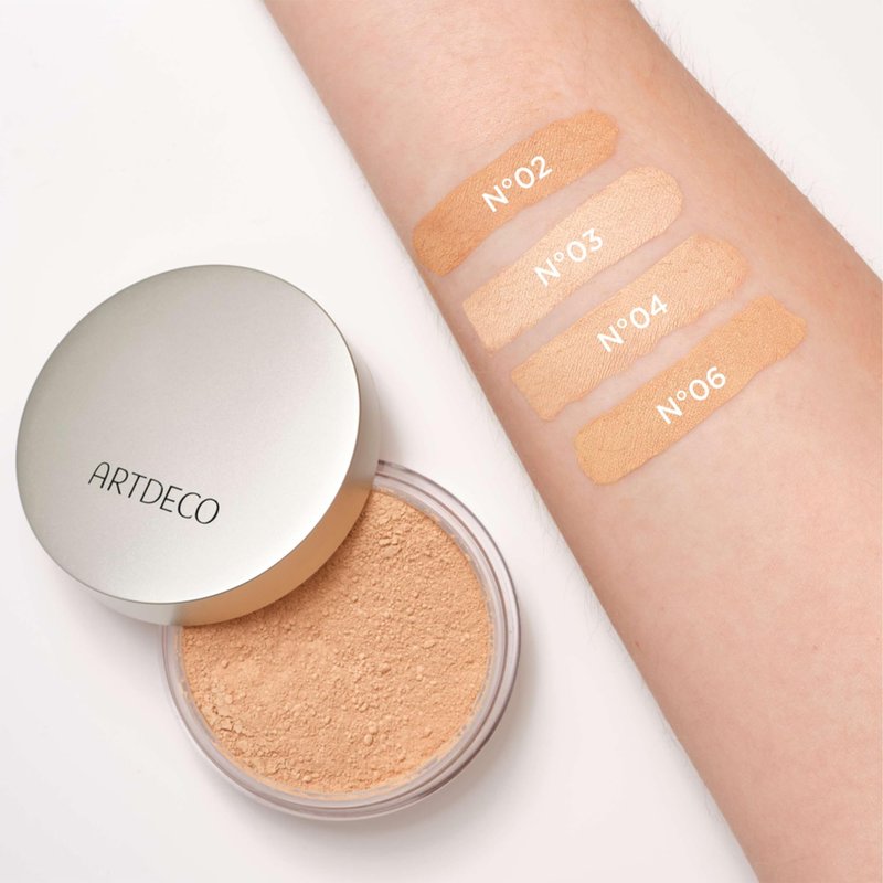 ARTDECO Mineral Powder Foundation - soft ivory – loose setting powder for a smooth & matte finish - medium coverage - perfect for sensitive & oily skin - makeup with zinc & magnesium - vegan - 0.53 Oz
