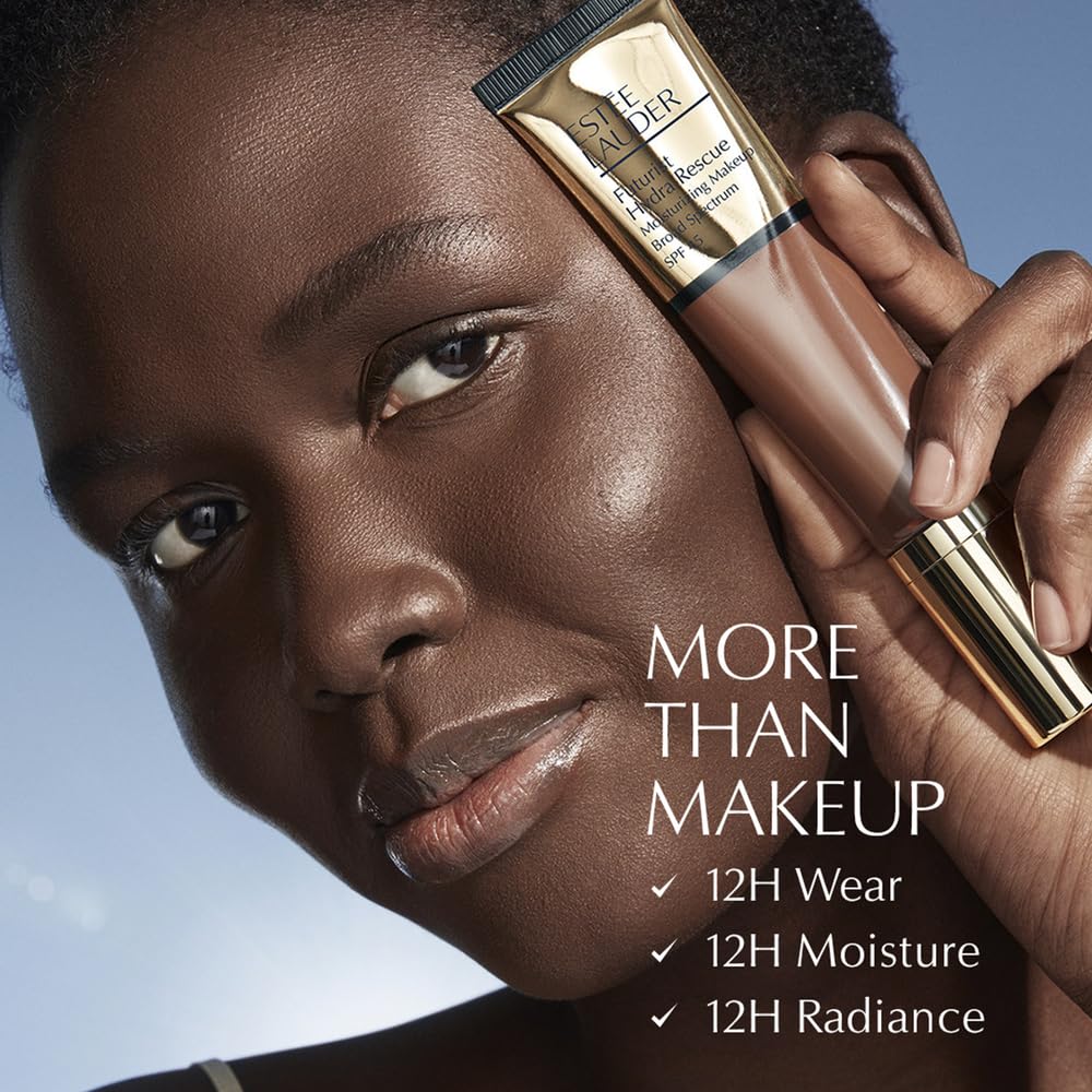 Estée Lauder Futurist Hydra Rescue Moisturizing Foundation Makeup SPF 45 for a 12-Hour Glow, 1.2 Fl Oz, 2C3 Fresco