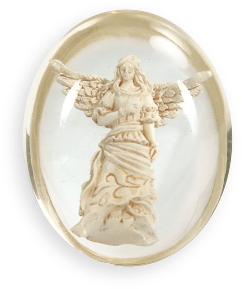 Angelstar 8708 Guardian Angel Worry Stone, 1-1/2-Inch