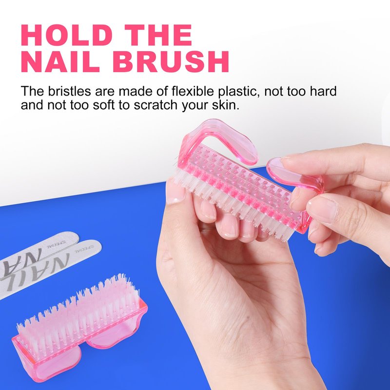 NXJ INFILILA Nail Clips to Remove Gel Polish, Gel Polish Remover Kit with 10Pcs Plastic Resuable Finger and Toe Nail Clips, Cuticle Timmer, 400Pcs Wipes, Files, Brush for Salon Supplies