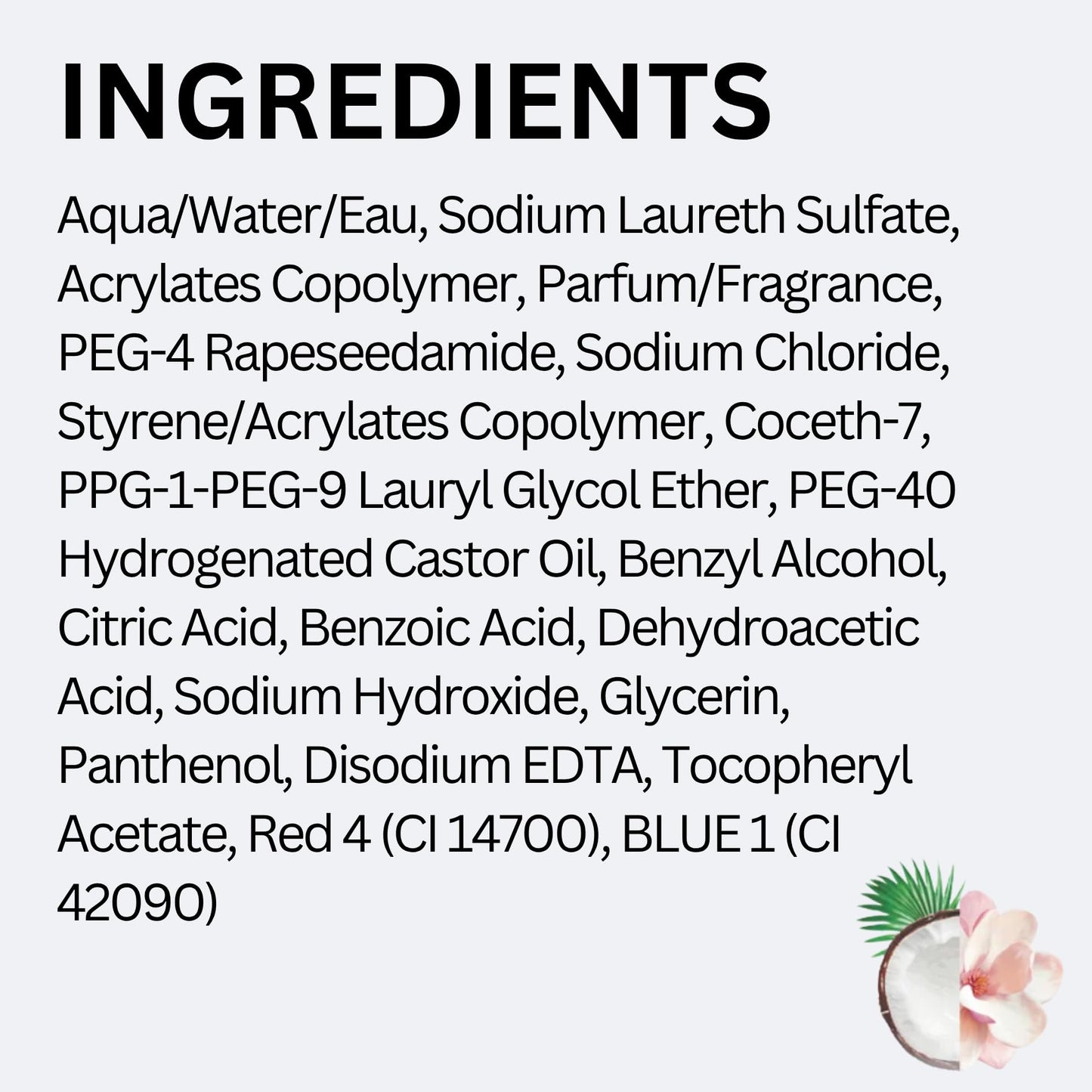 ALO Fruits & Passion Pink Coconut Milky Foaming Bath Refill, 33.8 fl oz, Made in Canada
