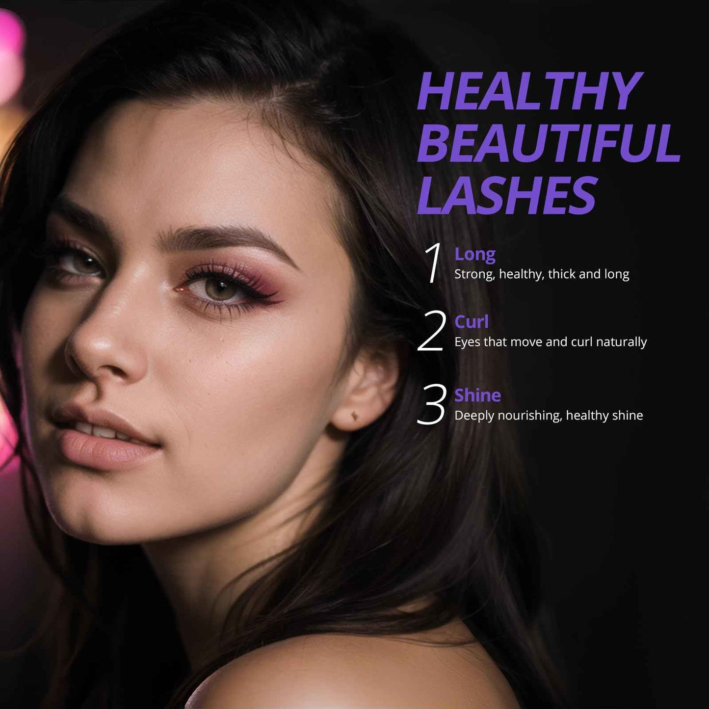 Lash Serum - 8ml Rapid Eyelash Growth Serum for Thickness, Stronger, Healthier Lashes & Brows - Vegan & Cruelty-Free