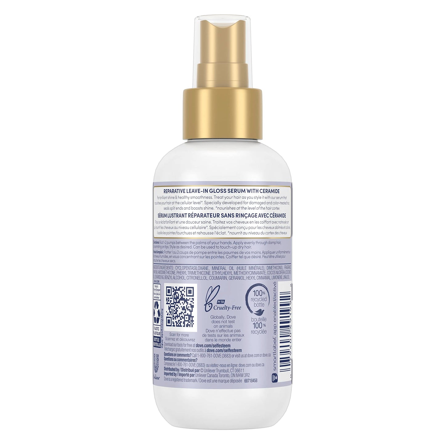 Dove Hair Therapy Leave-in Hair Treatment - Brilliant Gloss & Repair, 5.5 fl oz