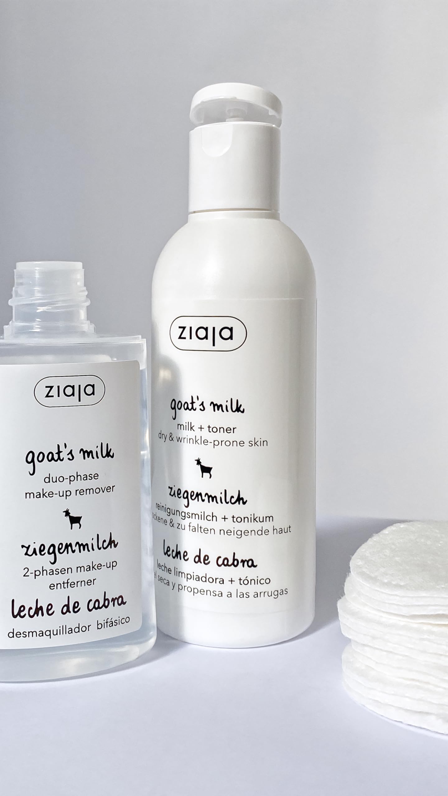 Ziaja Goat Milk Dual Phase Eye and Lip Makeup Remover 120 ml