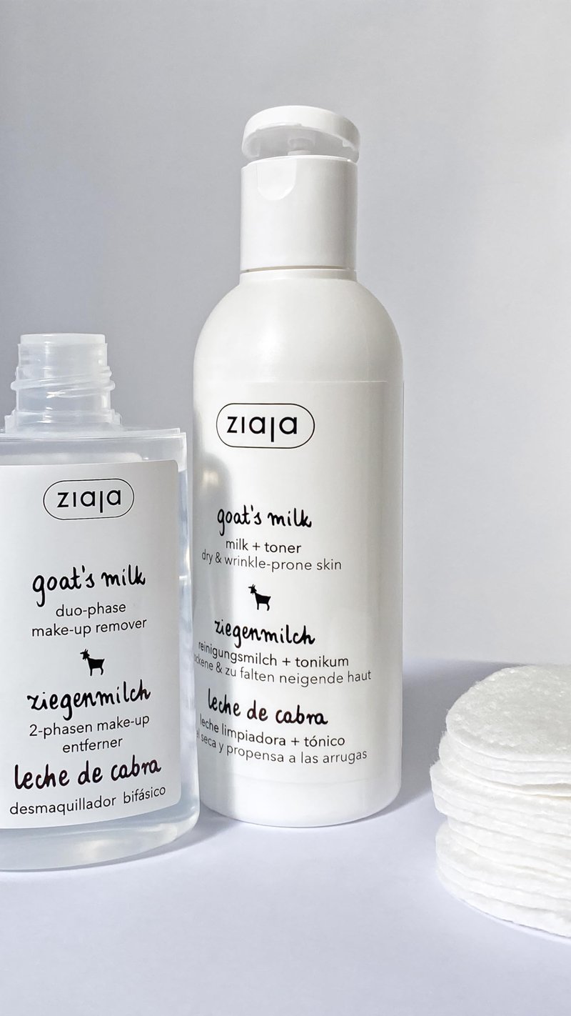Ziaja Goat Milk Dual Phase Eye and Lip Makeup Remover 120 ml