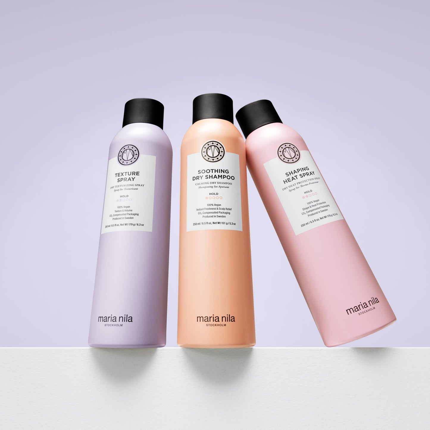 Maria Nila, Texture Spray, Hold 2/5, Moisturizing & provides Instant Volume and Texture, 100% Vegan & Sulfate/Paraben free, 7.4 Fl Oz