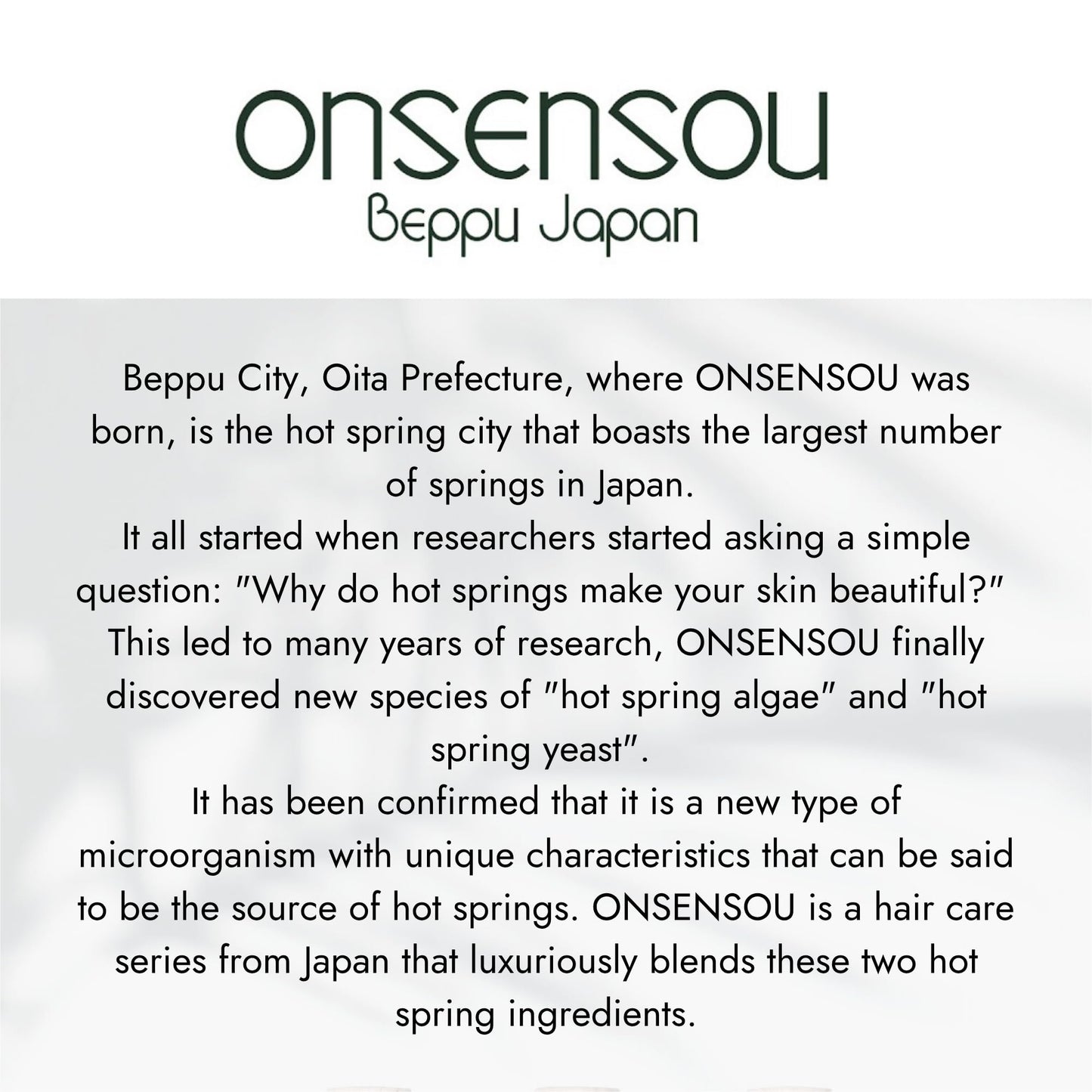 ONSENSOU Dry Itchy Scalp Shampoo for Men with Hot Spring, Moisturizing Shampoo for Dry Scalp, Hydrating Shampoo for Curly Hair, Anti Dandruff Shampoo for Women from Japan, Sulfate Free 10.1Fl Oz DAILY