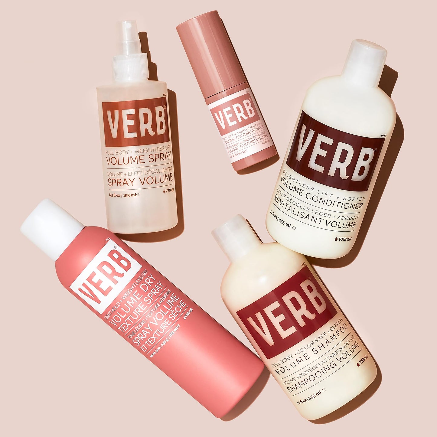 VERB Volume Dry Texture Spray, 5 oz + VERB Volume Dry Texture Spray, 1.6 fl oz Bundle
