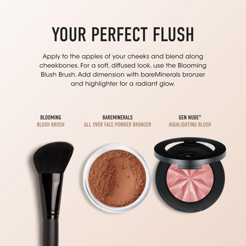 bareMinerals Loose Mineral Powder Blush, Vintage Peach, Vegan, Cruelty-Free & Dermatologist-Tested