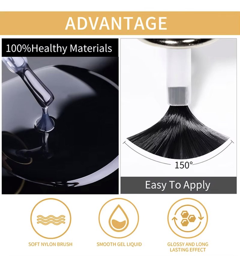 GEL - ATN Builder Gel Bottle 20ml - Clear | Strong & Durable Nail Extension Gel | LED/UV Curing | Professional-Grade Formula