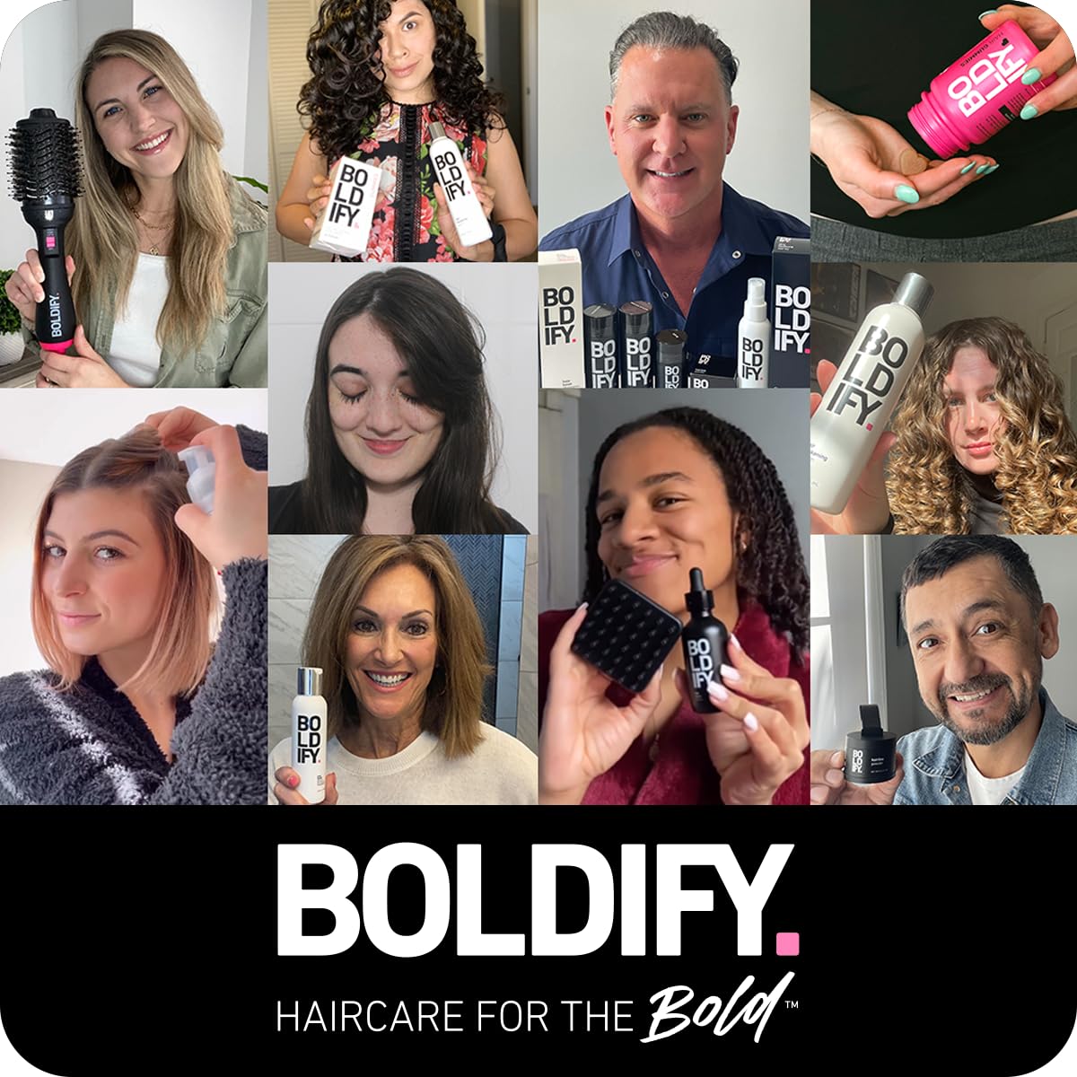 BOLDIFY Dual-Ended Hairline Powder Brush - Precision Makeup Brush Set with Sponge Tip for Seamless Blending - Ideal as a Concealer Brush, Hair Contour Brush, and Root Touch Up