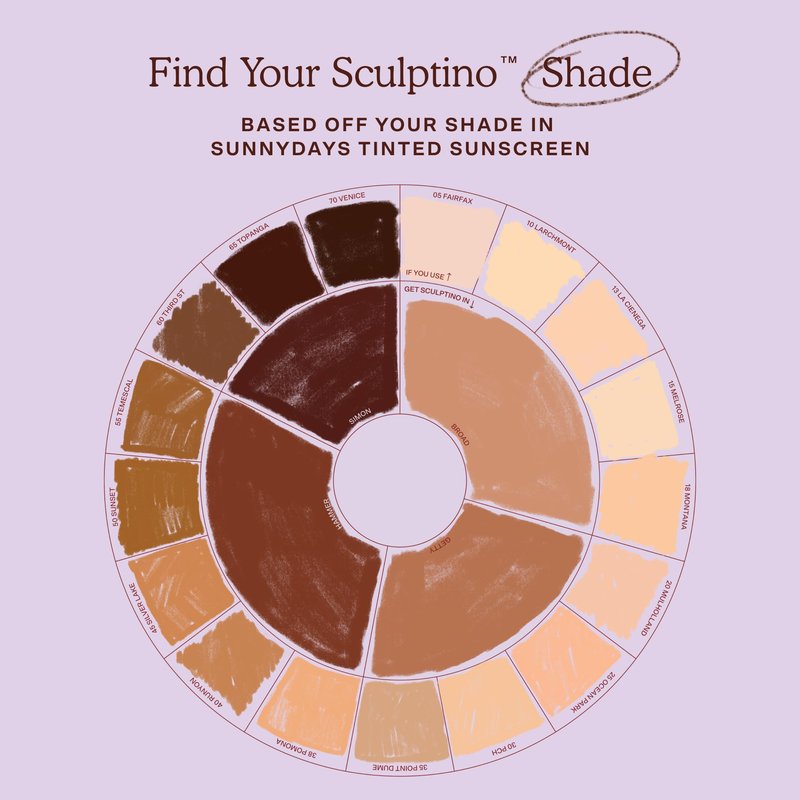 Tower 28 Sculptino Cream Contour - Foolproof Cream Bronzer Contour - Natural Face Sculpting Matte Bronzer Balm - Vegan, Everyday Face Makeup for Sensitive Skin - Light Medium Neutral (0.16 oz)